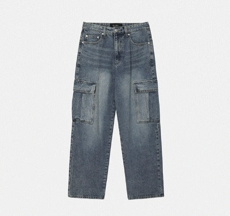 Real Washed Cargo Denim