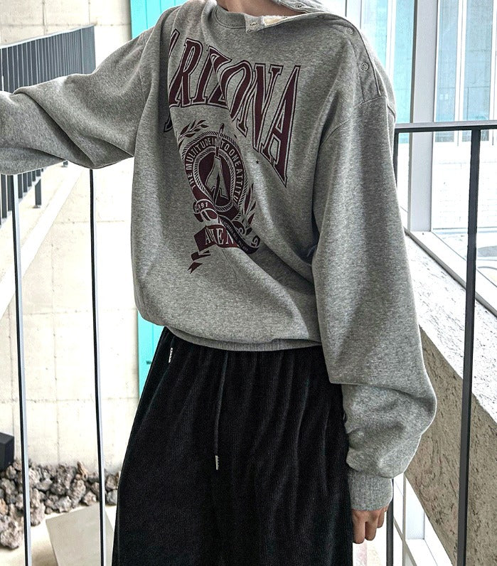 Open 5 Button washing sweat