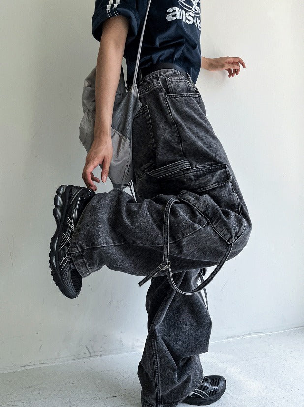 Silver Glossy String Backpack