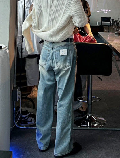 Embo Ice Washing Denim Pants