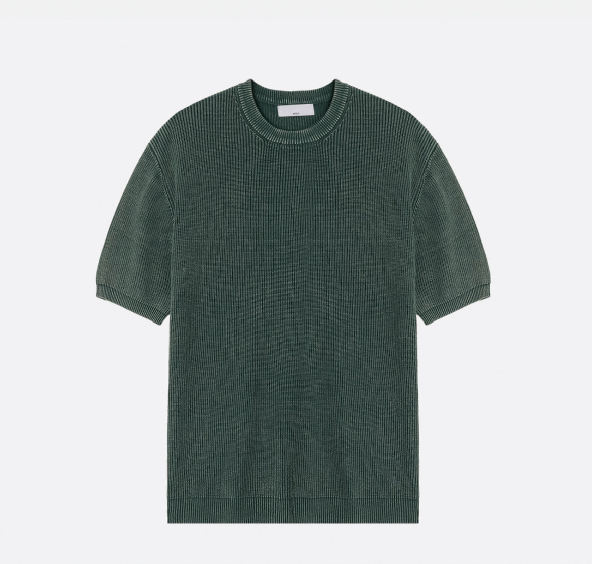 Dominic Pigment Round Neck Short Sleeve Knit
