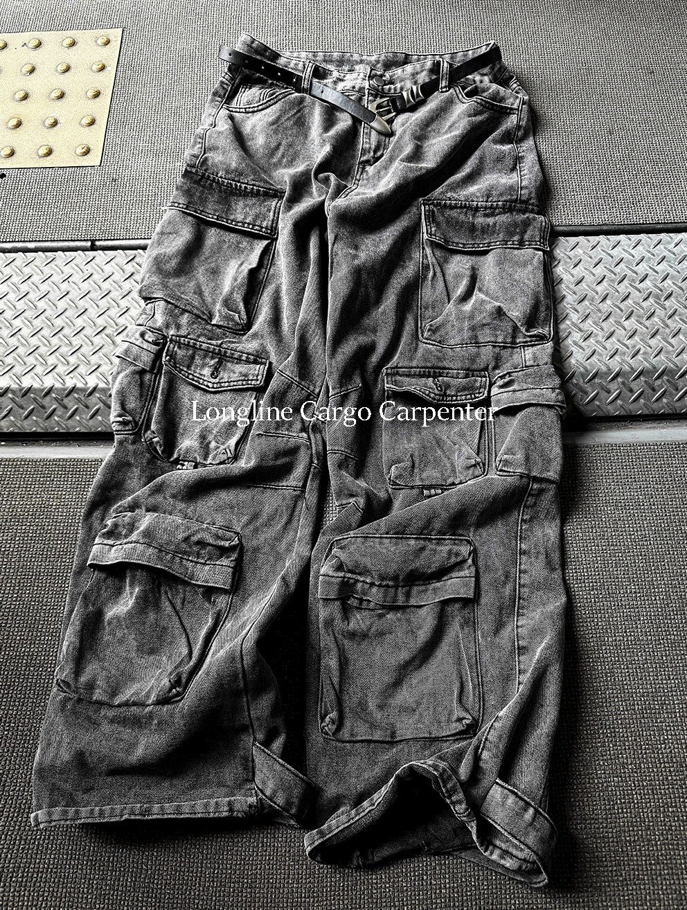 Featherlight Cargo Carpenter Wide Denim