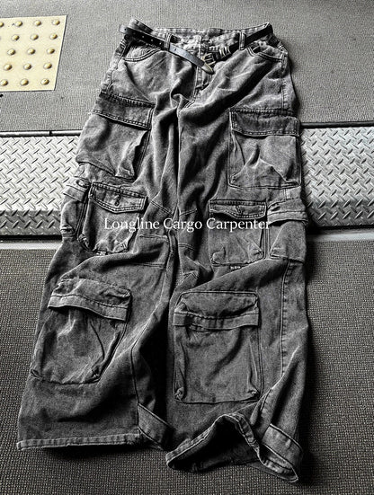 Featherlight Cargo Carpenter Wide Denim
