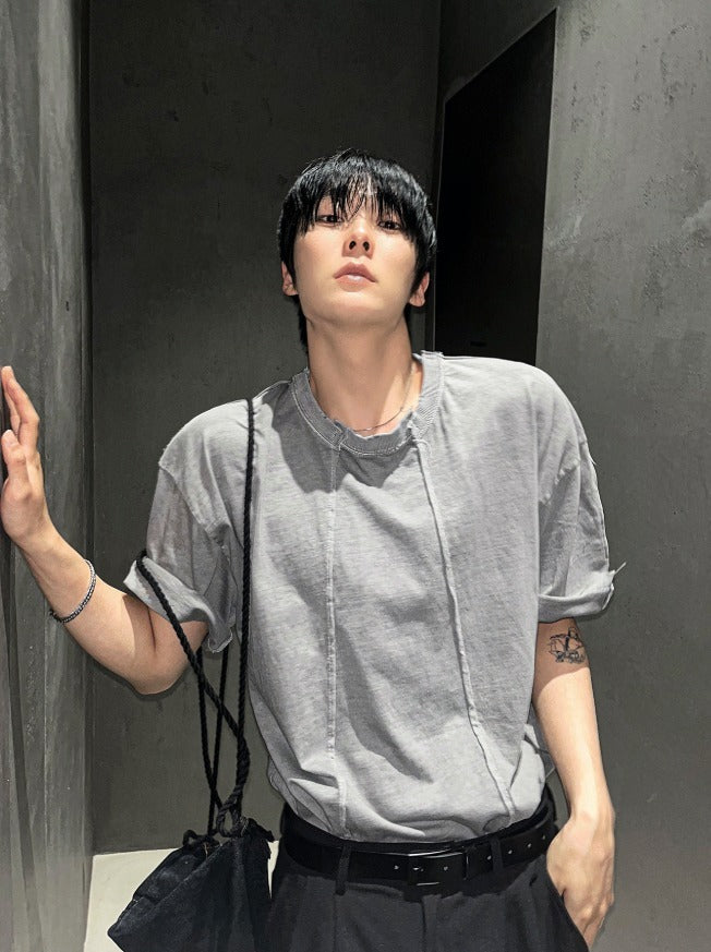 chatter unbalance cutting vintagepig short-sleeved T-shirt
