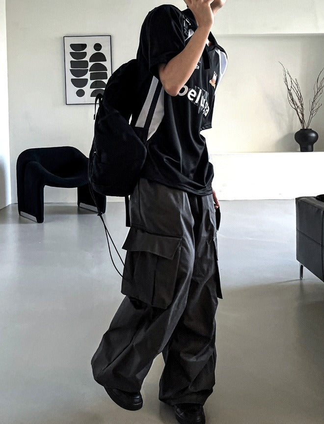 Unbalanced Cargo Balloon Pants 4C