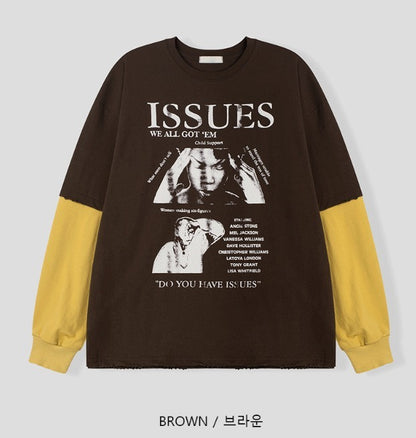 Trillin Color Block Long Sleeve T-Shirt