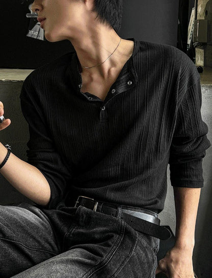 Fabien  corduroy henly-neck