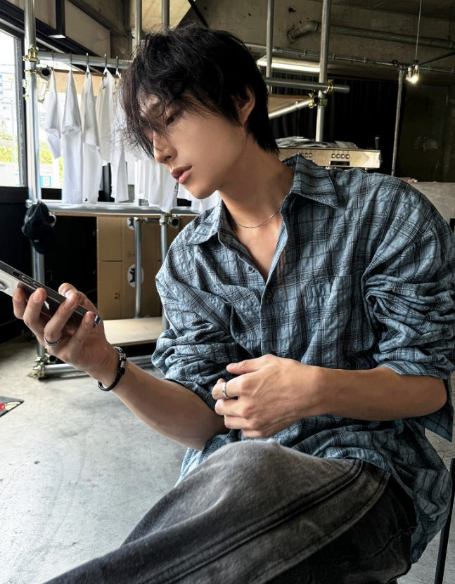 Aron Linkle checkered shirt