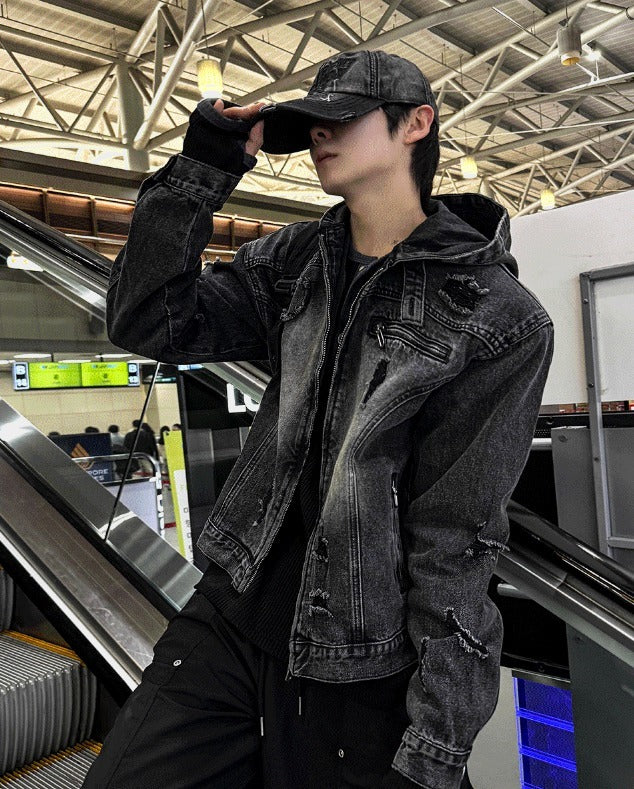 Cray Denim Hooded Jacket
