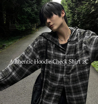 Authentic Hoodie Check Shirt (2 Colors)