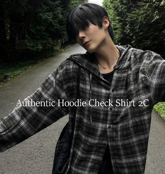 Authentic Hoodie Check Shirt (2 Colors)