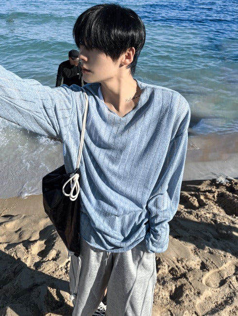 Acubi Summer Sleeve Ribbed Knit