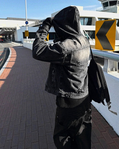 Cray Denim Hooded Jacket