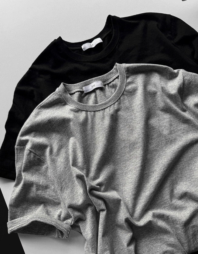 Cropped Muscle Fit T-shirt