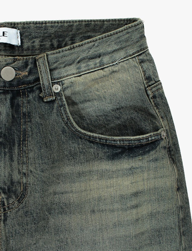 Emerald Tin Denim Pants
