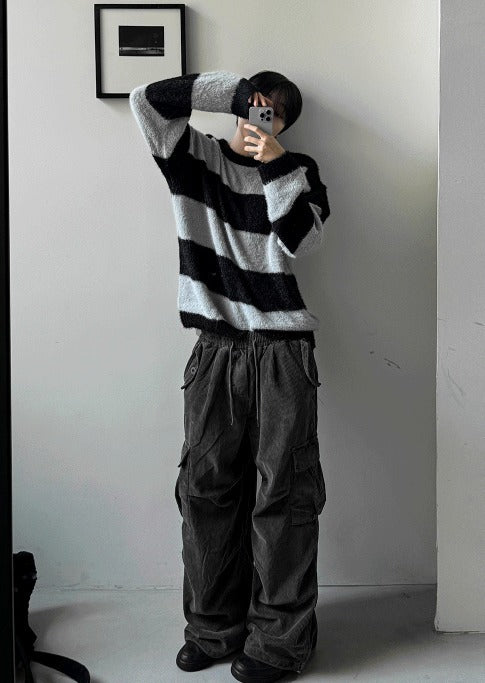 Corduroy Pigment-Dyed Cargo Training Pants