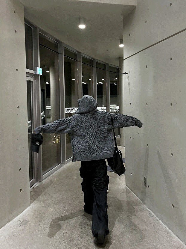 multi pocket cargo denim pants