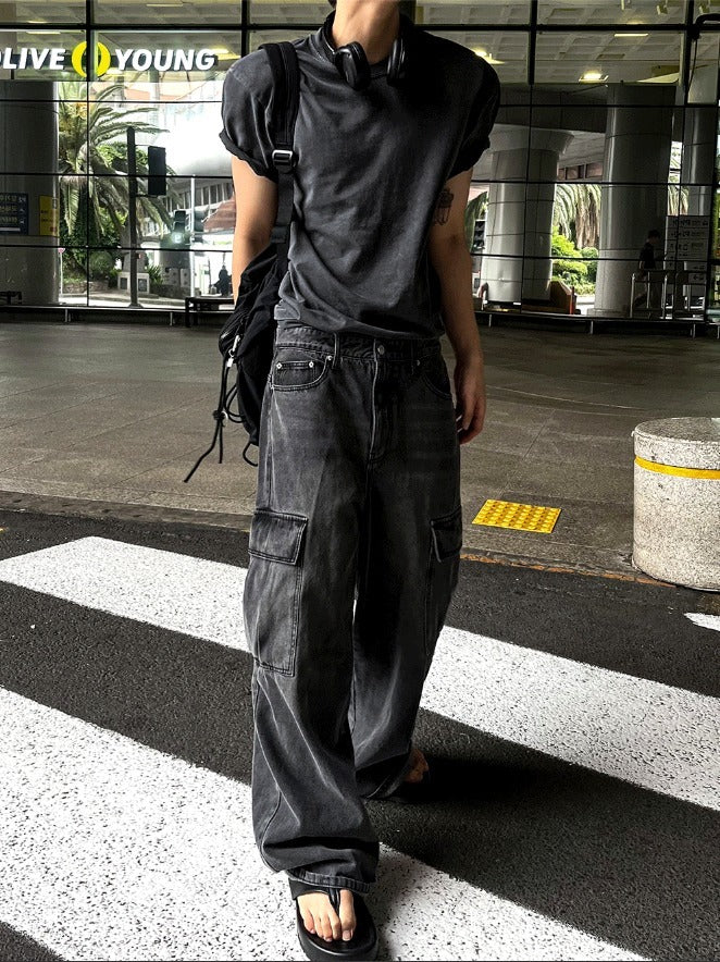 PREMIUM Pigment Charcoal Short Sleeve T-shirt