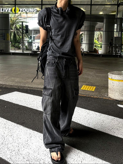 PREMIUM Pigment Charcoal Short Sleeve T-shirt