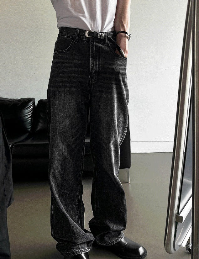 Deep Feel Wide Denim Pants