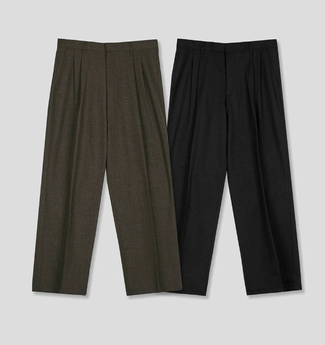 Stan Two-tuck Wide Slacks