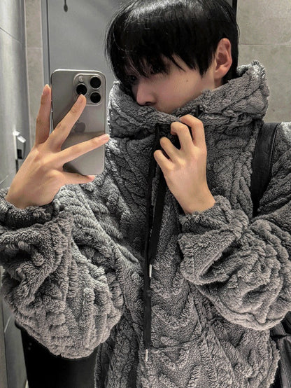 New Cable Wool Hood