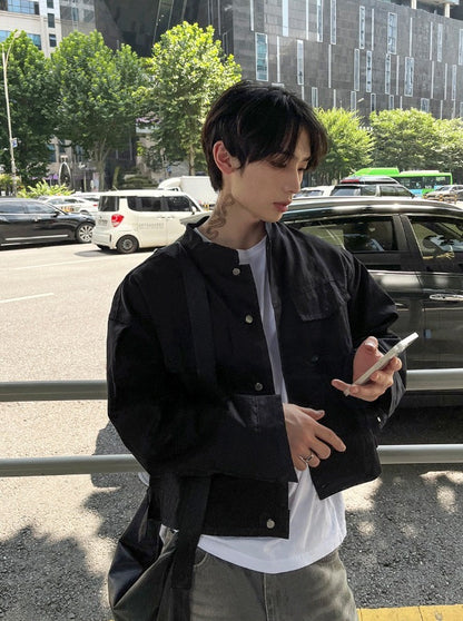 Pocket China Crop Jacket