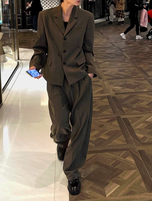 Stan Two-tuck Wide Slacks