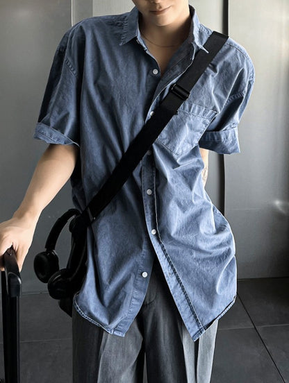 Riverten Pigment Oversize Short Sleeve Shirt