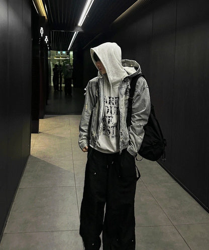 Cray Denim Hooded Jacket