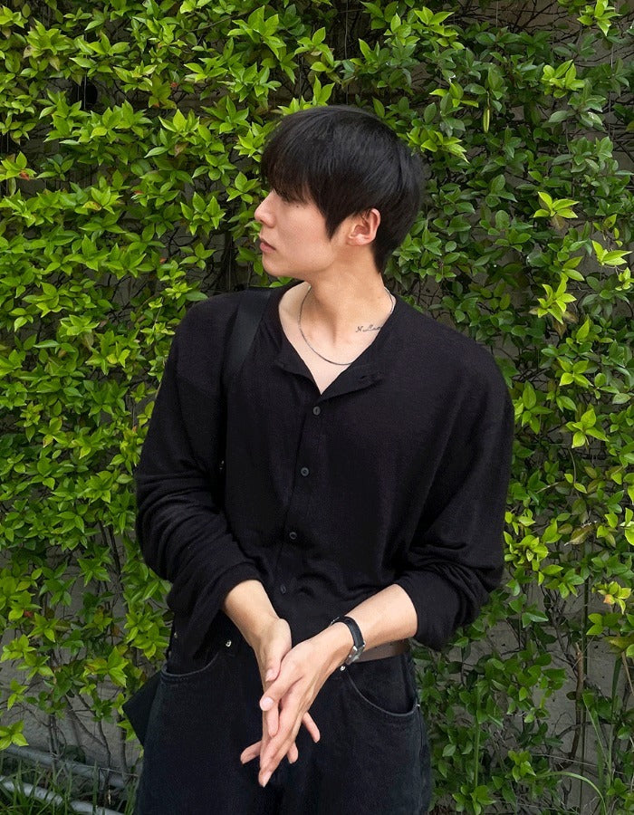 Acid Linen Cardigan