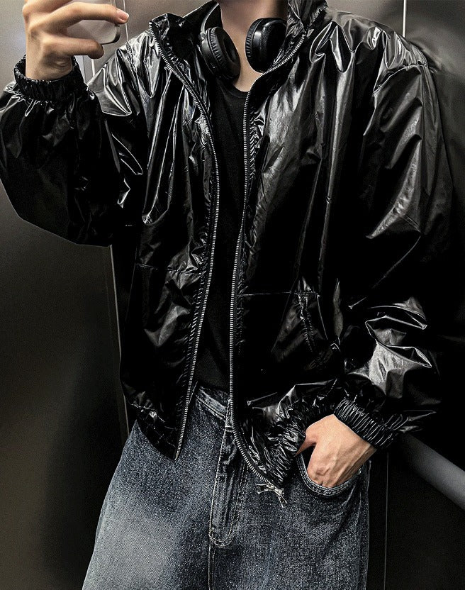 Two Way Glossy Windbreaker