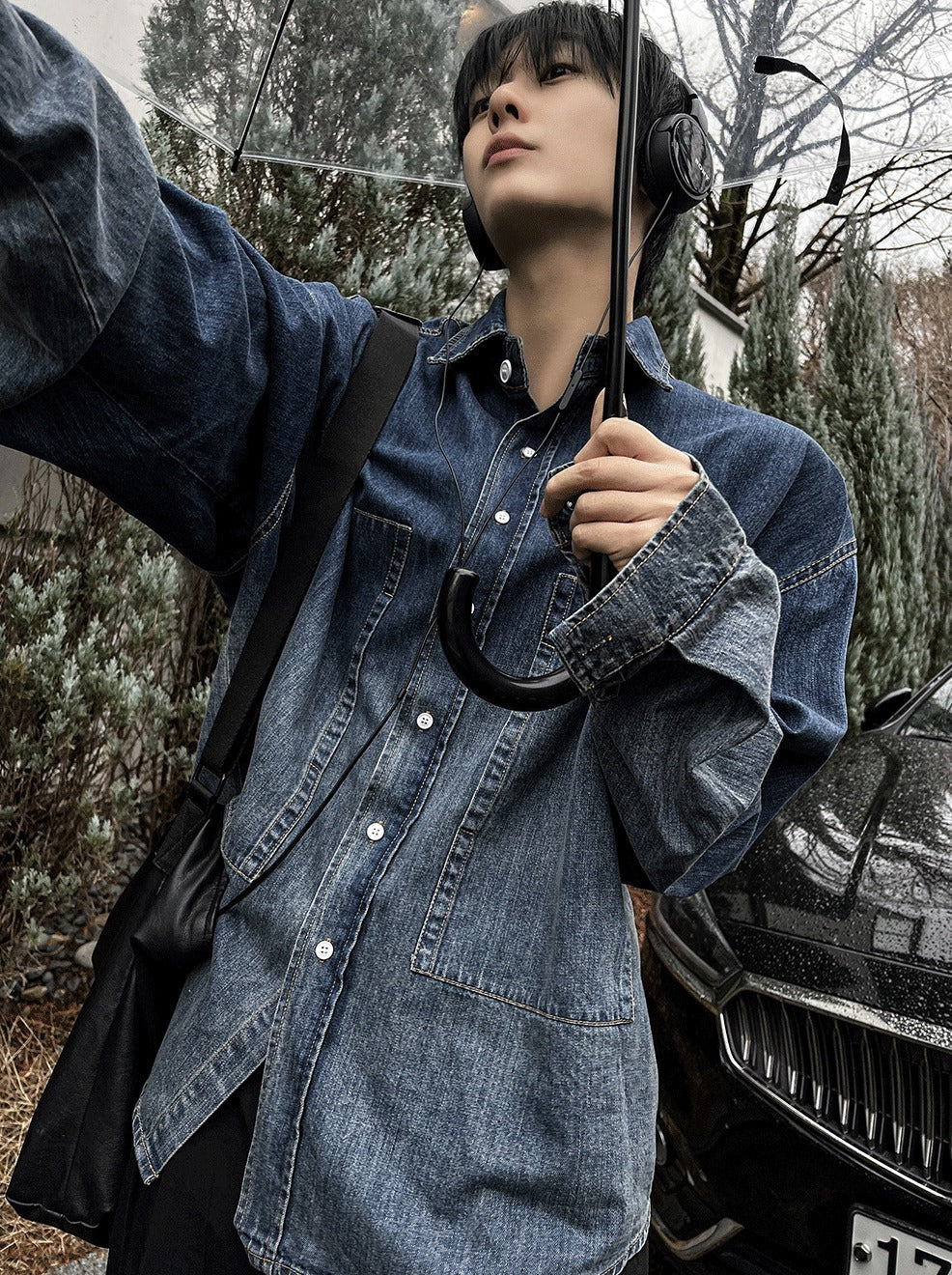 Deep Gradation Denim Shirt