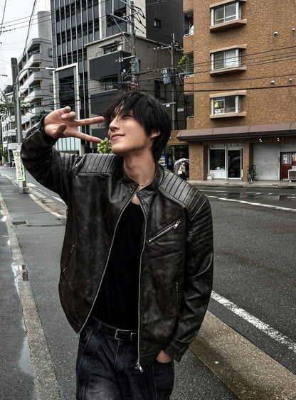 Biker Rider Leather Jacket