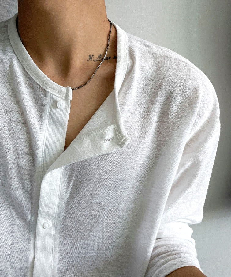 Acid Linen Cardigan