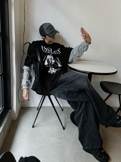 Trillin Color Block Long Sleeve T-Shirt