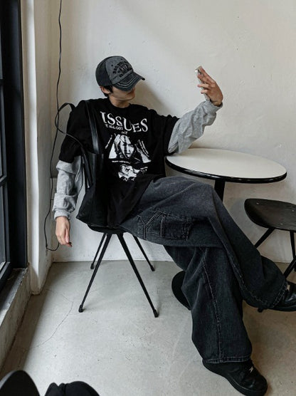 Trillin Color Block Long Sleeve T-Shirt