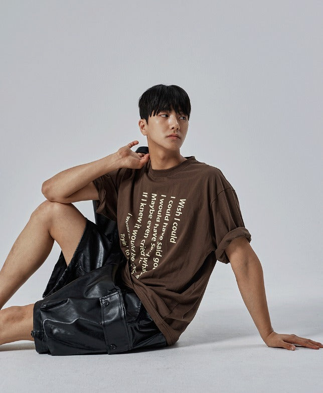 WISH Oversized Short Sleeve Tee