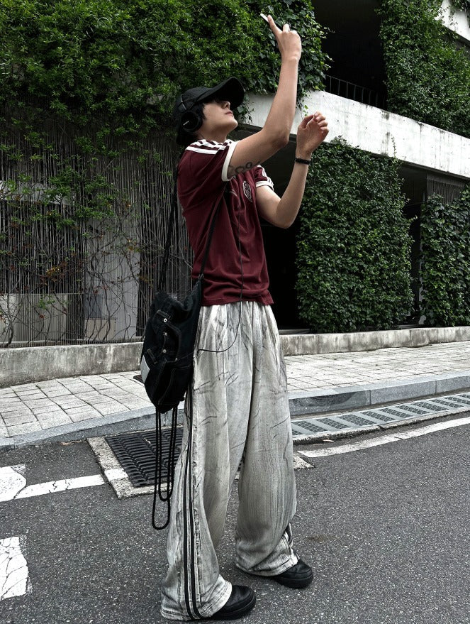 mud track wide pants