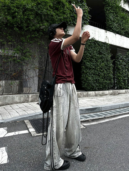 mud track wide pants