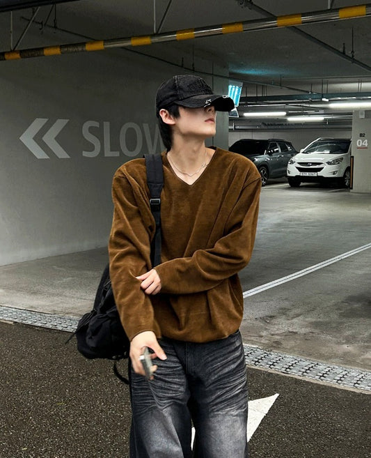 Breen V-Neck Deck Knitwear