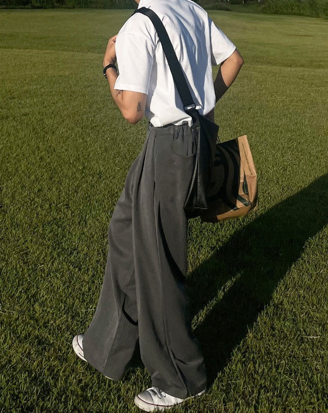 Maison Two-Tuck Back-Banding Slacks