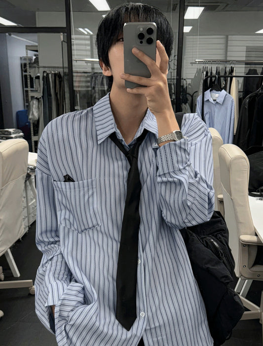 Dope Loose Fit Striped Shirt