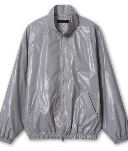 lochammu two-way glossy windbreaker jacket