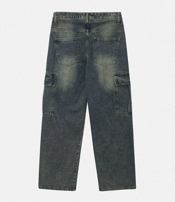 Plang Real Washing Cargo Denim