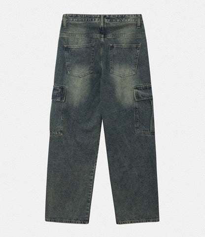 Plang Real Washing Cargo Denim