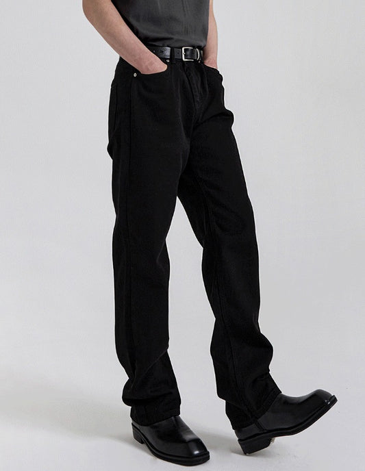 Basic Black Cotton Pants