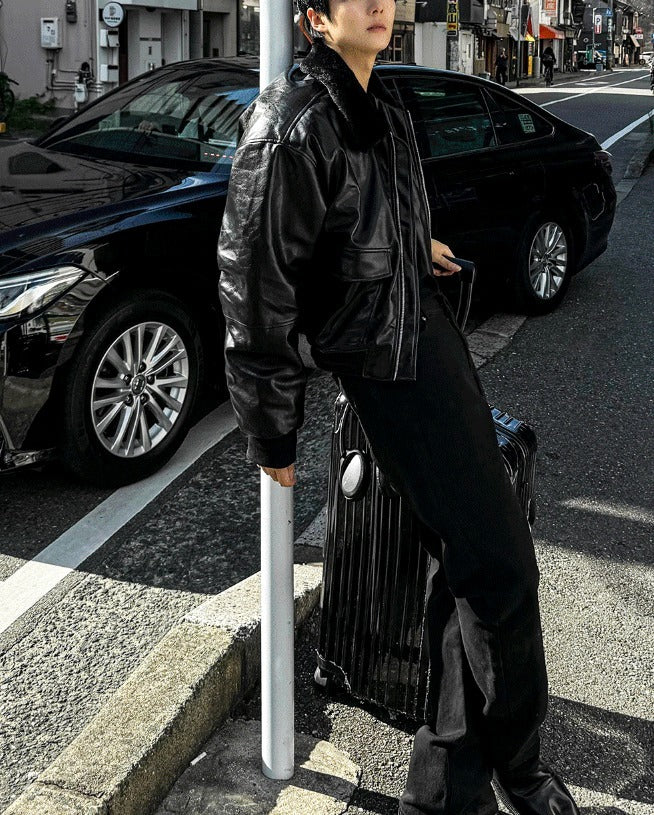 Celine Wool Leather Mustang