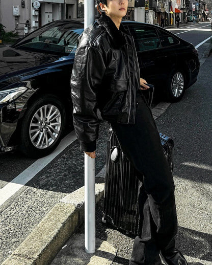 Celine Wool Leather Mustang
