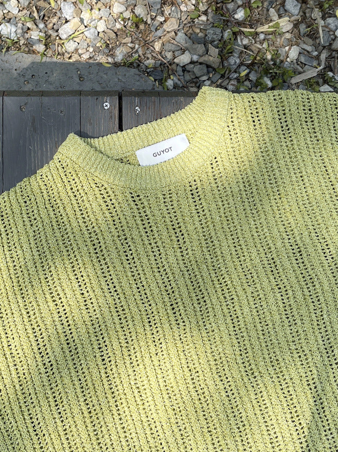 Fescale Boucle Round Short Sleeve Knit